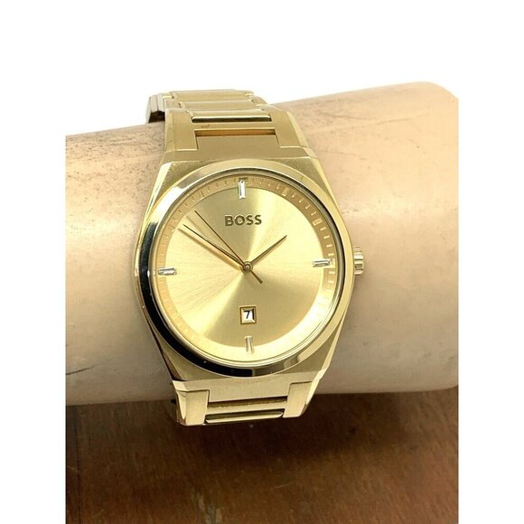 Hugo Boss Women\'s Watch 1502672 Steer Quartz Gold Stainless Steel 36mm main image 4